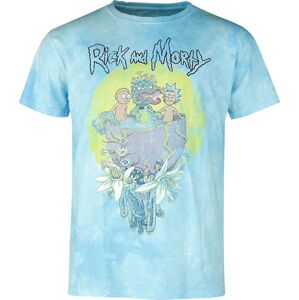 Rick And Morty Ricklaxation Tričko modrá