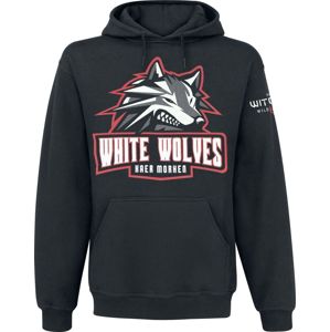 The Witcher White Wolves Mikina s kapucí černá