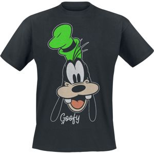 Mickey & Minnie Mouse Goofy - Face Tričko černá