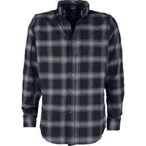 Black Premium by EMP Checkshirt Košile cerná/bílá