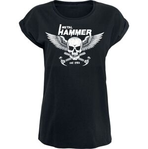 Metal Hammer Logo Skull Dámské tričko černá