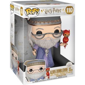 Harry Potter Vinylová figurka č. 110 Dumbledore With Fawkes (Jumbo Pop!) Sberatelská postava standard