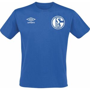 FC Schalke 04 Umbro Crew Neck Tee Tričko královská modrá