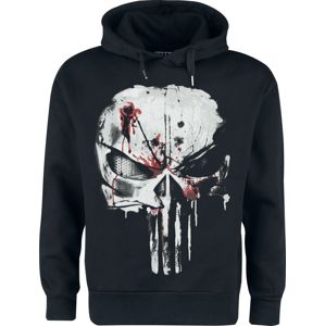 The Punisher Bloody Skull mikina s kapucí černá