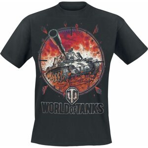 World Of Tanks Born To Roll! Tričko černá