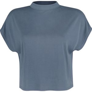 Urban Classics Dámské modalové krátké tričko Dámské tričko modrá