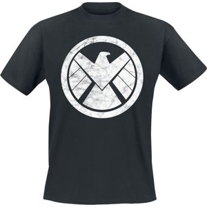 Agents of S.H.I.E.L.D. S.H.I.E.L.D. Logo Tričko černá