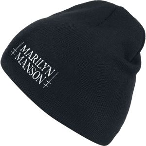 Marilyn Manson Logo Beanie čepice černá