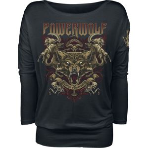 Powerwolf Lupus Vobiscum dívcí triko s dlouhými rukávy černá
