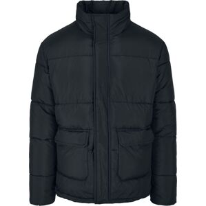 Urban Classics Krátká prošívaná bunda Zimní bunda černá