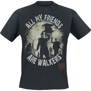 The Walking Dead My Friends Are Walkers Tričko černá