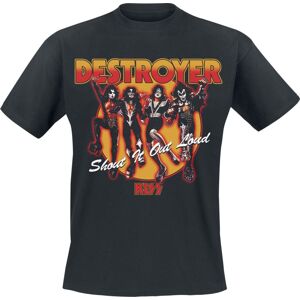 Kiss Destroyer Tričko černá