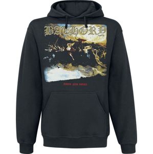 Bathory Blood Fire Death mikina s kapucí černá