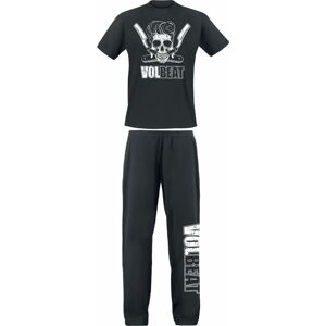 Volbeat Denmark Skull Men pyžama černá