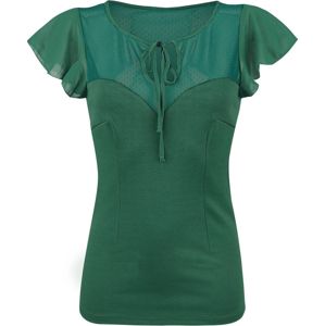 Voodoo Vixen Síťovinový top Samantha Dámské tričko zelená