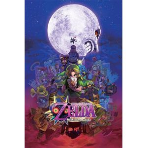 The Legend Of Zelda Majora's Mask plakát vícebarevný