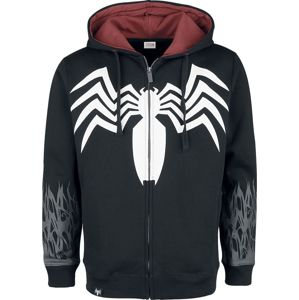 Venom (Marvel) Spider mikina s kapucí na zip černá