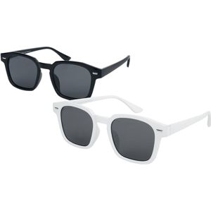 Urban Classics Symi 2-Pack Slunecní brýle cerná/bílá