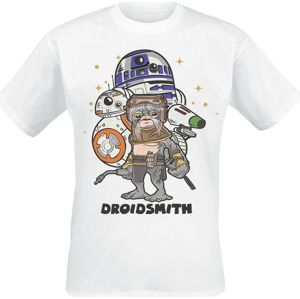Star Wars Droidsmith Tričko bílá