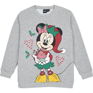 Mickey & Minnie Mouse Kids - X-Mas -Minnie detská mikina šedá