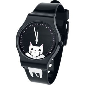 Katze Náramkové hodinky černá