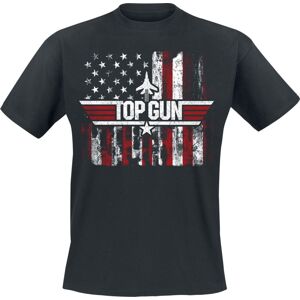 Top Gun Maverick - America Tričko černá