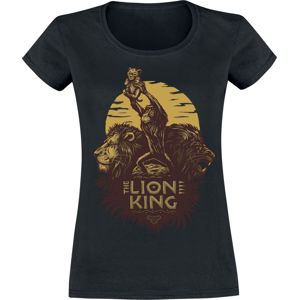 The Lion King Sunrise Collage Dámské tričko černá