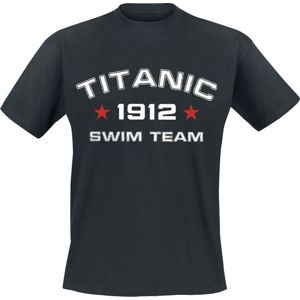 Titanic Swim Team Tričko černá