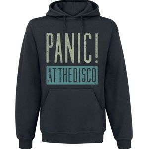 Panic! At The Disco Stacked Logo Mikina s kapucí černá