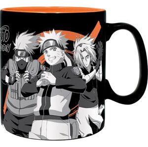 Naruto Shippuden - Group black & white Hrnek vícebarevný