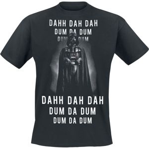 Star Wars Darth Vader - Dahh Dah Dah Dum Da Dum Tričko černá
