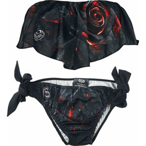 Spiral Burnt Rose Bikini černá