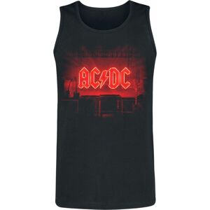 AC/DC Tracklist Tank top černá