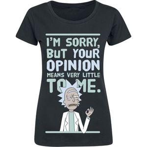 Rick And Morty Your Opinion Dámské tričko černá
