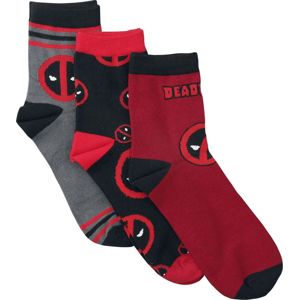 Deadpool Symbols Ponožky vícebarevný