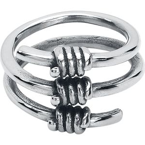 etNox Barbed Wire prsten stríbrná