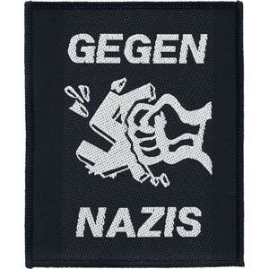 Gegen Nazis nášivka cerná/bílá