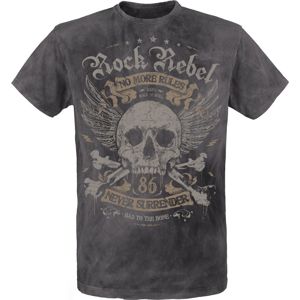Rock Rebel by EMP Rebel Soul tricko charcoal