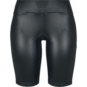Urban Classics Ladies Imitation Leather Cycle Shorts Kraťasy černá