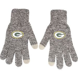 NFL Green Bay Packers - Gray Knit Glove rukavice žíhaná šedá/žíhaná černá