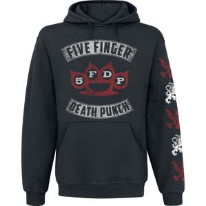 Five Finger Death Punch Caedite Eos! Stamp Destroyed Mikina s kapucí černá