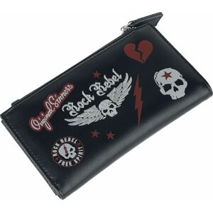 Rock Rebel by EMP Skull Peněženka černá