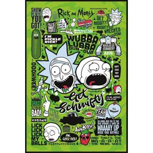 Rick And Morty Quotes plakát vícebarevný