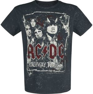 AC/DC Highway To Hell tricko šedá/modrá