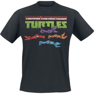 Teenage Mutant Ninja Turtles Masks tricko černá