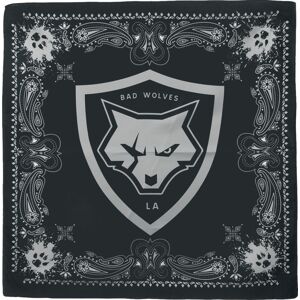 Bad Wolves Shield and paws - Bandana Bandana - malý šátek černá