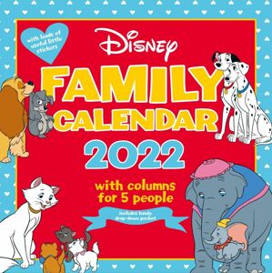 Disney Nástěnný kalendář 2022 Nástenný kalendář vícebarevný