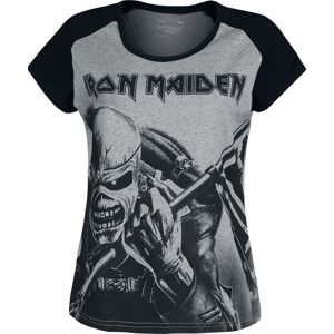 Iron Maiden EMP Signature Collection Dámské tričko světlešedá melírovaná/čierna