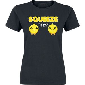 Sprüche Squeeze The Day! Dámské tričko černá