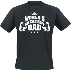 World's Greatest Dad Tričko černá